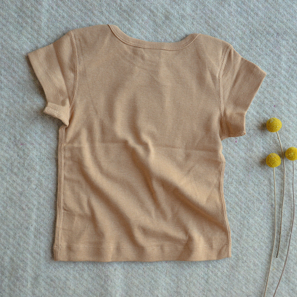 Baby T-Shirt - Undyed Organic Heirloom Cotton (Newborn-24m)