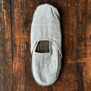 Japanese Guest Slippers Wool/Linen (Adults)