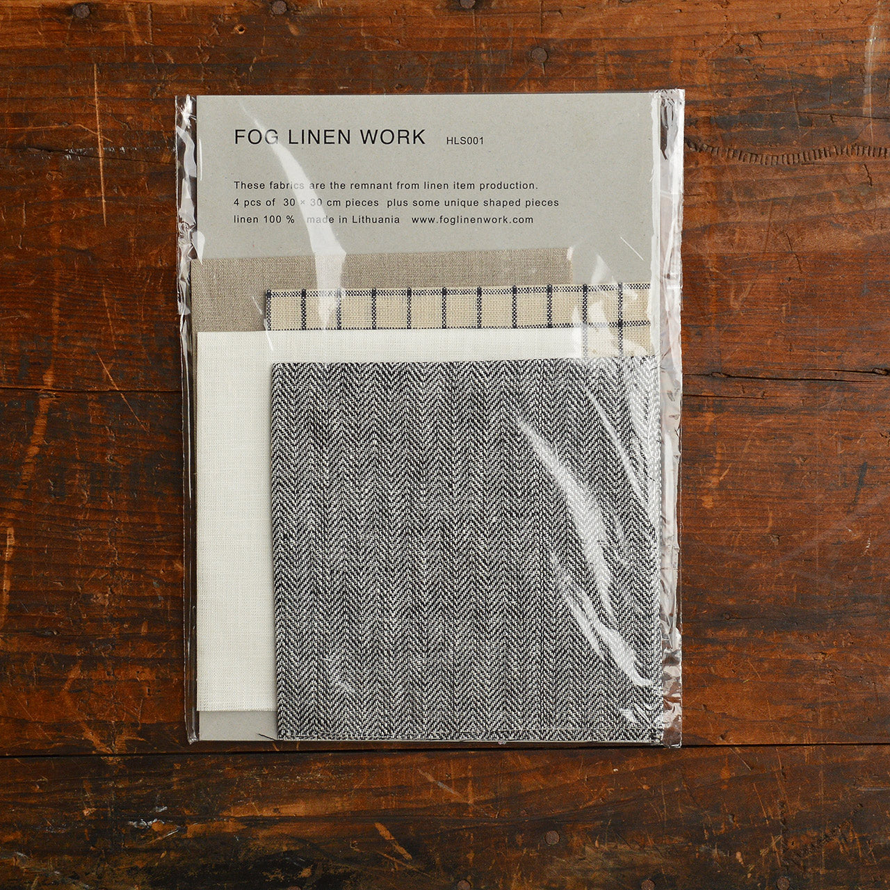 100% Linen Remnant Pack (30cm squares)