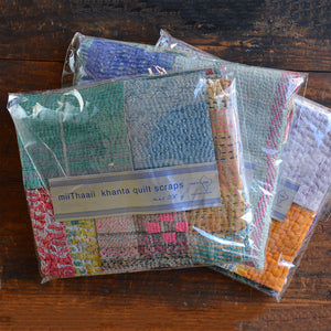 Vintage Kantha Quilt Offcuts (250g)