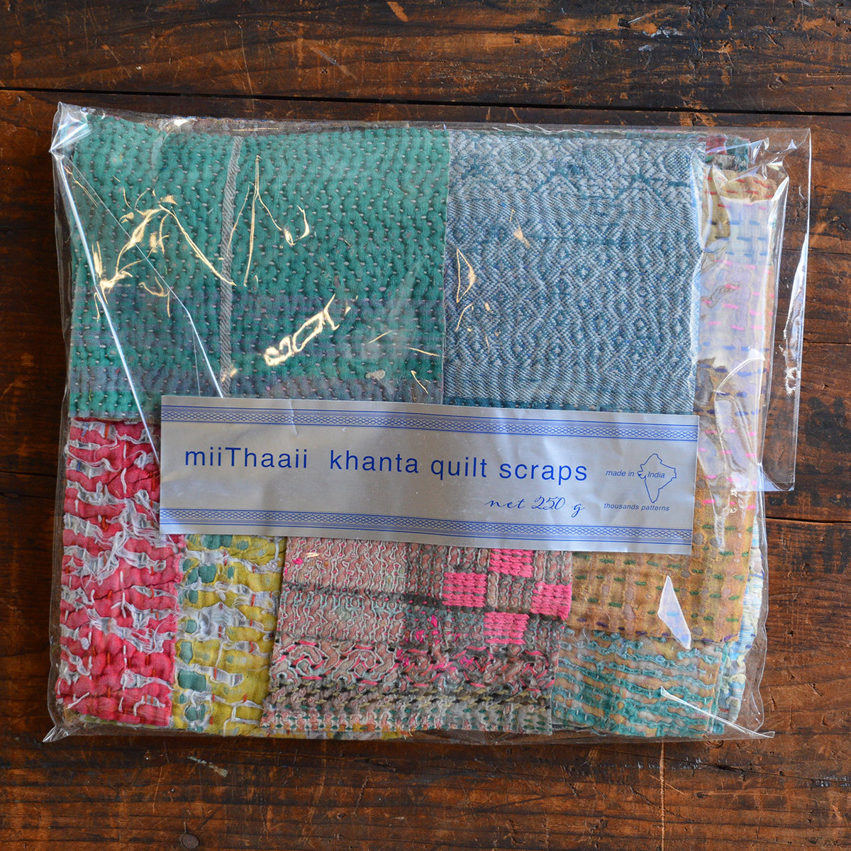 Vintage Kantha Quilt Offcuts (250g)