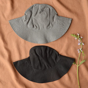 Cree Linen Sun Hat - Black (Women)