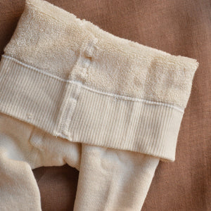 Baby Tights with Plush Terry Lining - Organic Cotton (0-24m)