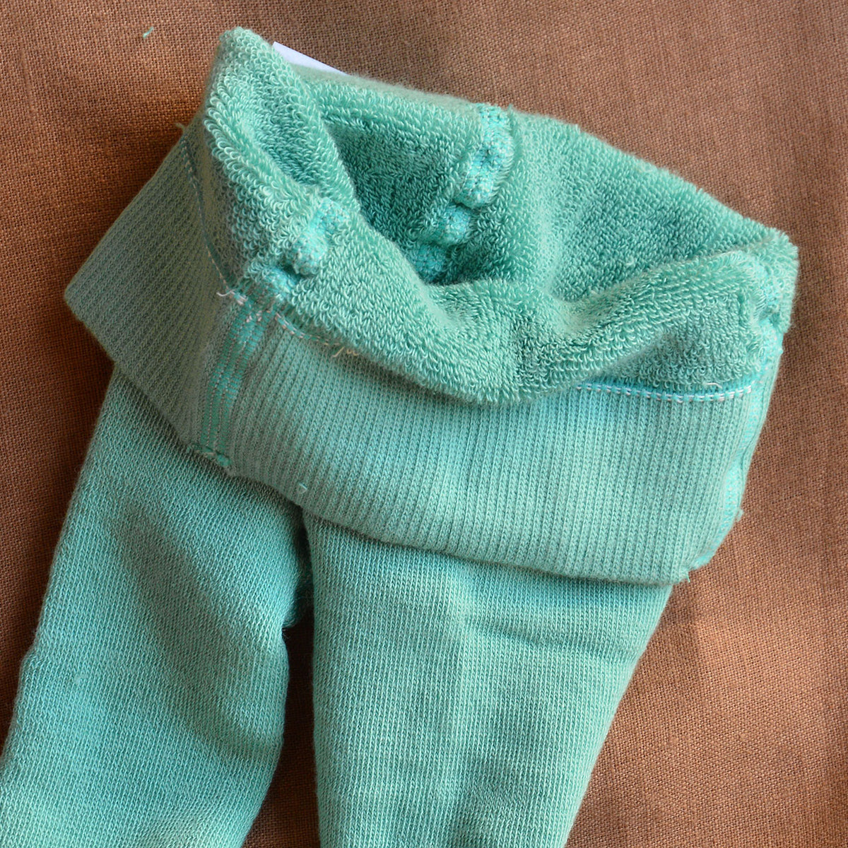 Baby Tights with Plush Terry Lining - Organic Cotton (0-24m)