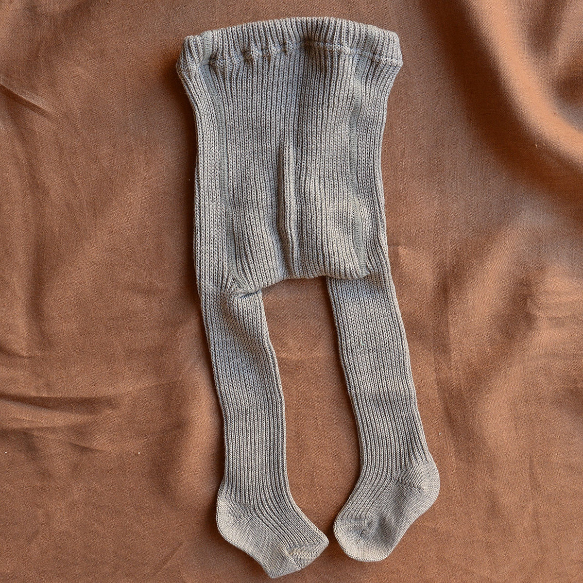Thick Knit Rib Baby Tights - 100% Organic Wool (0-24m)