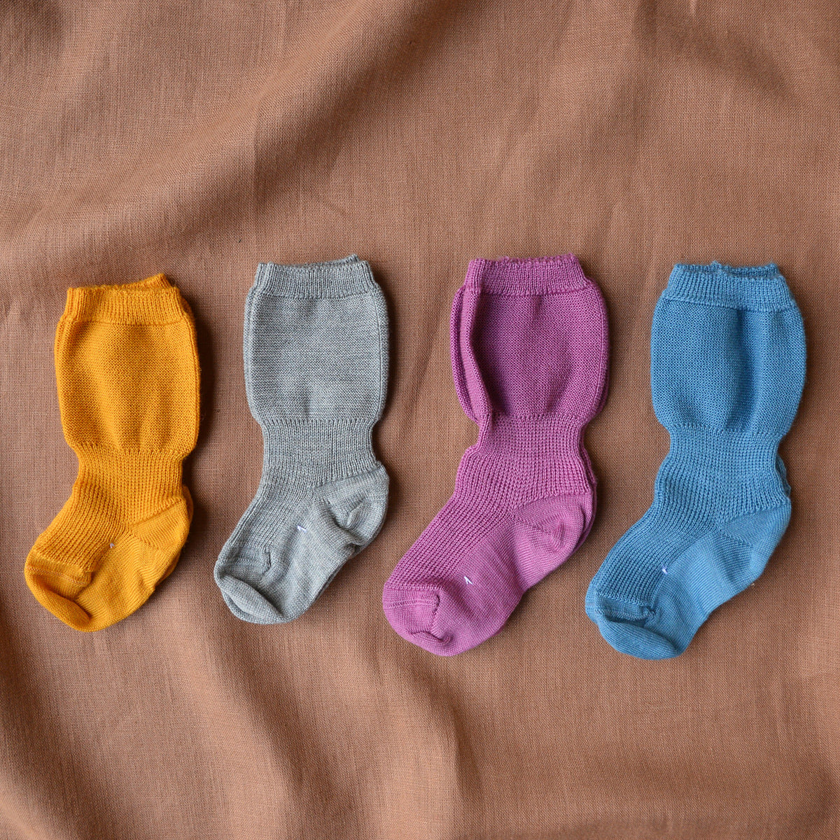 100% Organic Wool Baby Socks (0-3y)