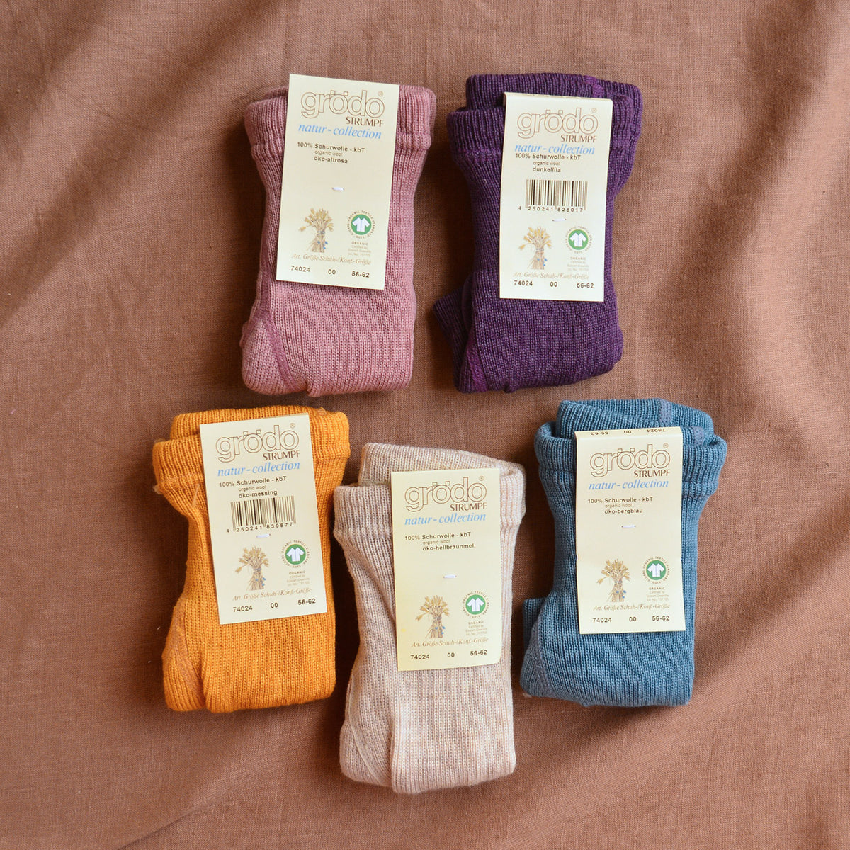 Baby Tights in 100% Organic Merino Wool (0-24m)