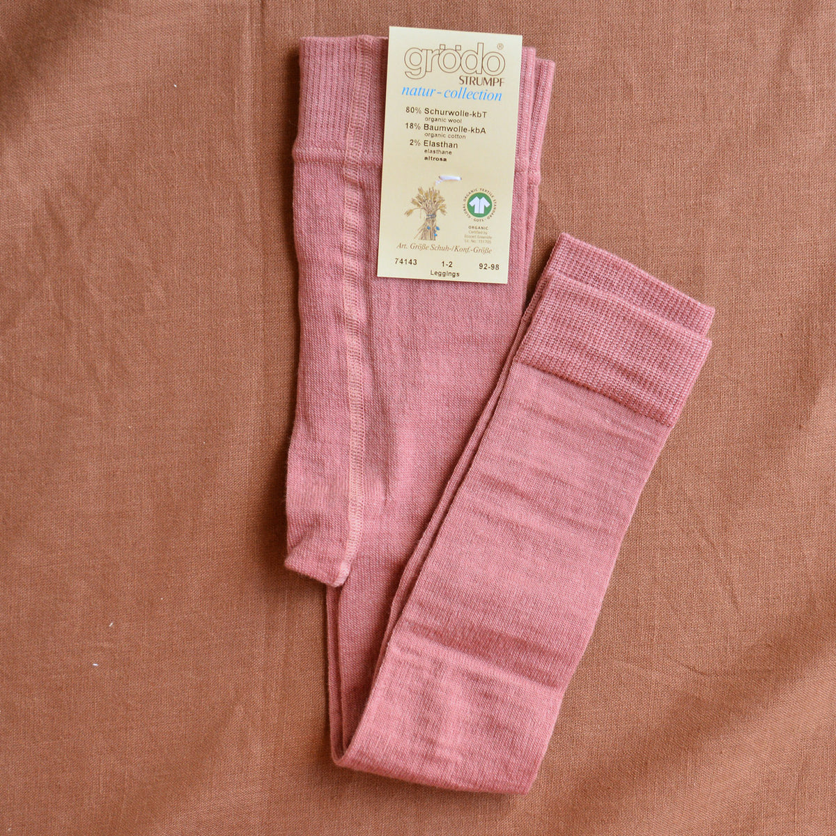 Child's Footless Tights - Organic Wool/Cotton (1-8y) *Restocking 2026