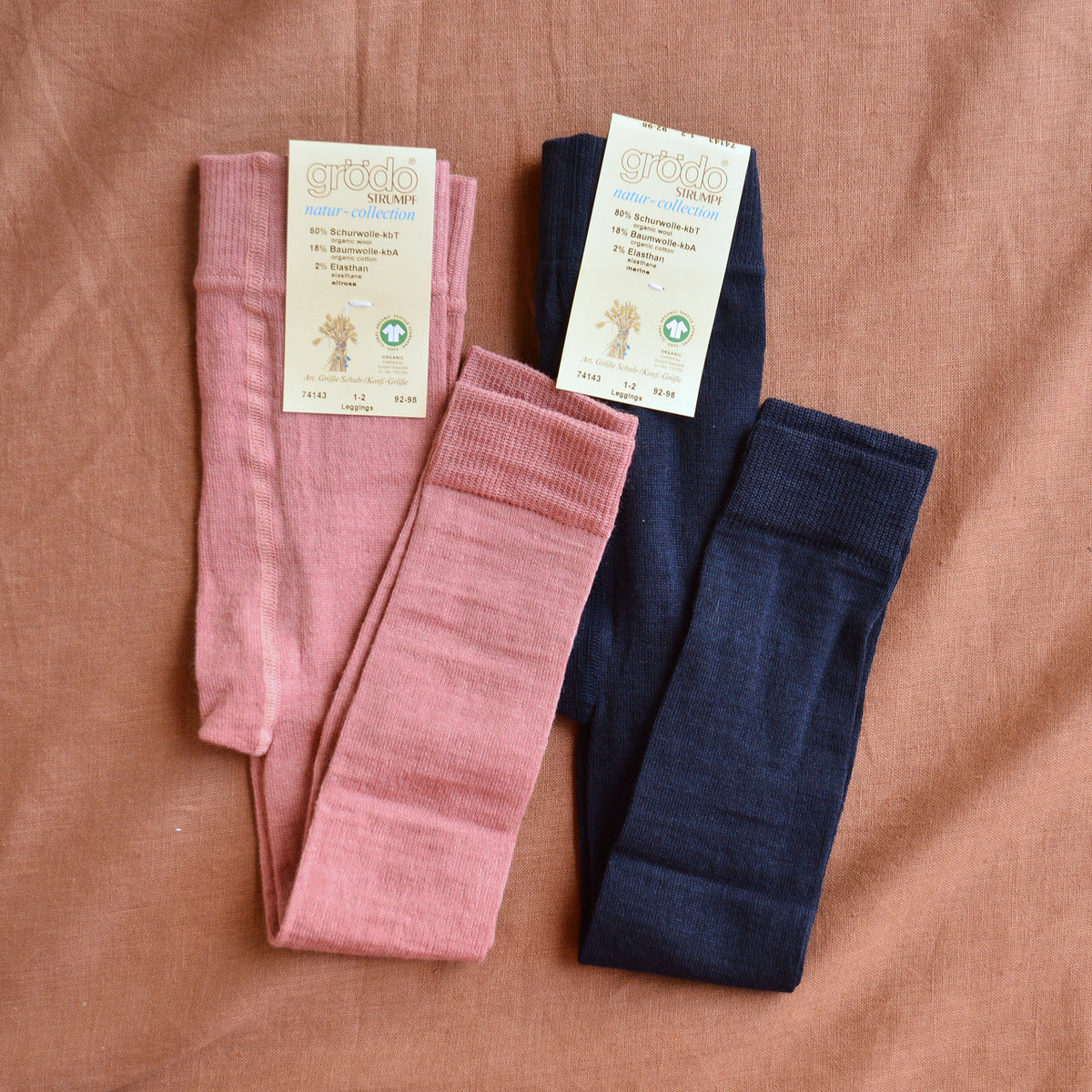 Child's Footless Tights - Organic Wool/Cotton (1-8y) *Restocking 2026