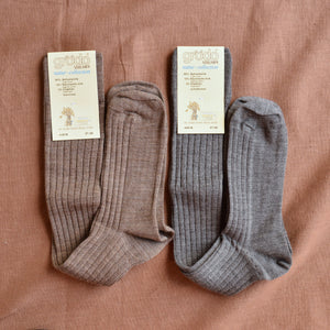 Adults Kneehigh Socks in Organic Wool/Cotton (37-42)