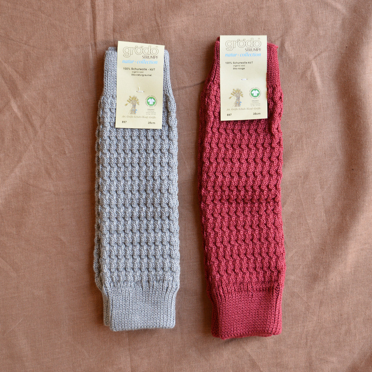 Structure Knit Legwarmers - 100% Organic Wool (Kids-Women)