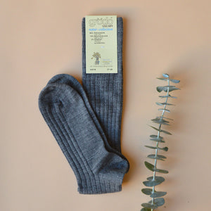 Adults Kneehigh Socks in Organic Wool/Cotton (37-42)