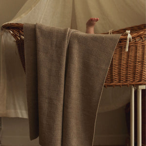 Hvid Ivy Baby Blanket - 100% Merino Lambswool (95x70cm)