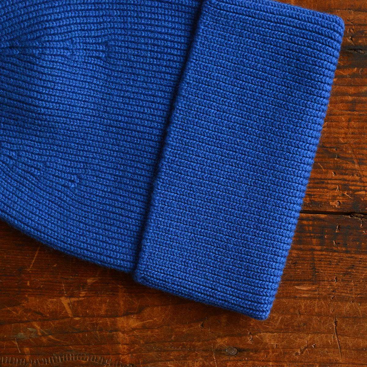 Hvid Rib Beanie - 100% Merino Wool (Teen-Adult)