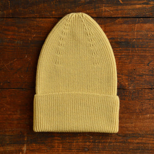 Hvid Rib Beanie - 100% Merino Wool (Teen-Adult)