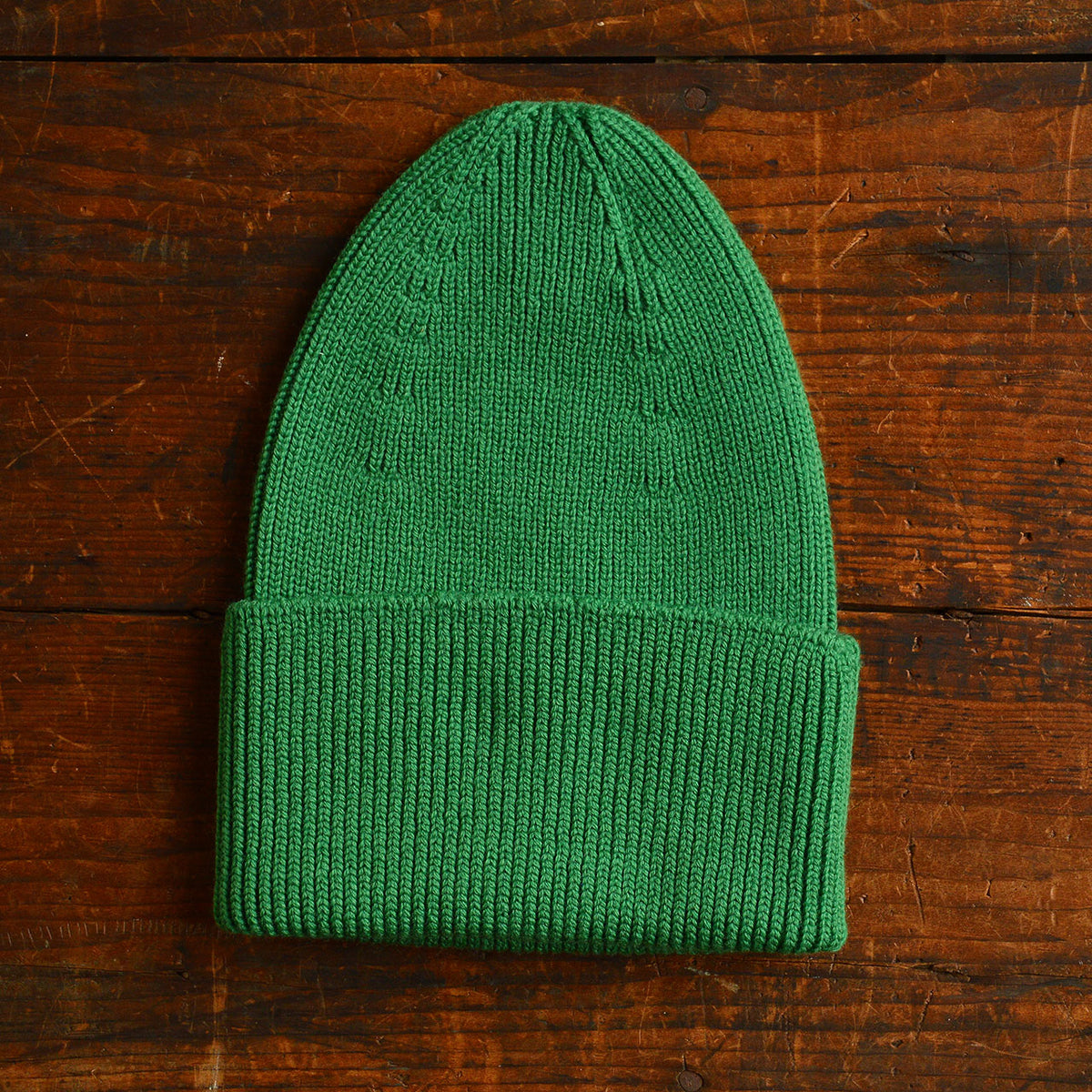 Hvid Rib Beanie - 100% Merino Wool (Teen-Adult)