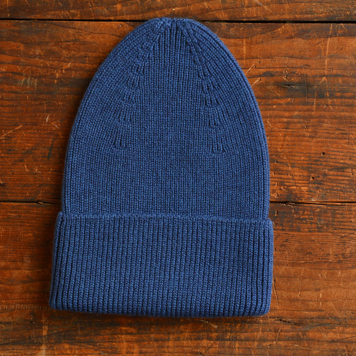 Hvid Rib Beanie - 100% Merino Wool (Teen-Adult)
