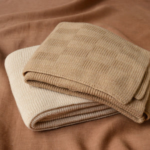 Hvid Ivy Baby Blanket - 100% Merino Lambswool (95x70cm)