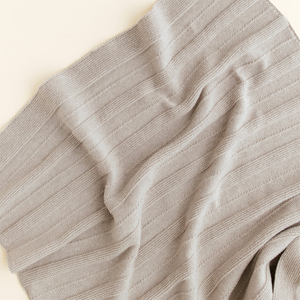 Hvid Holly Baby Blanket - 100% Merino Lambswool (70x95cm)