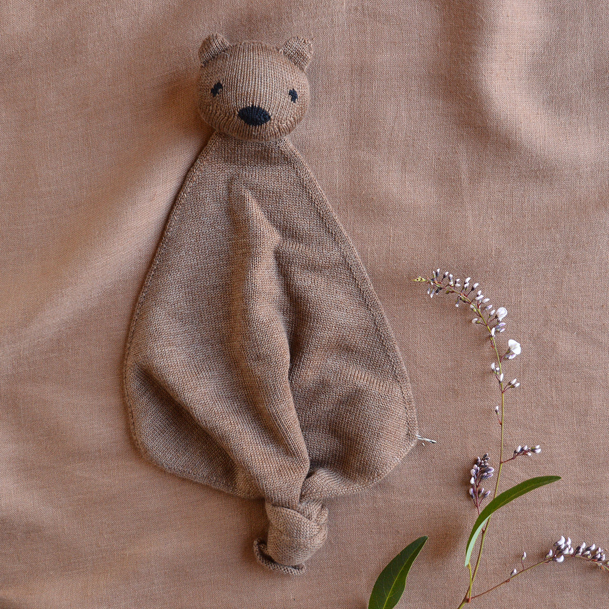 Teddy Tokki Baby Comforter - 100% Merino Wool