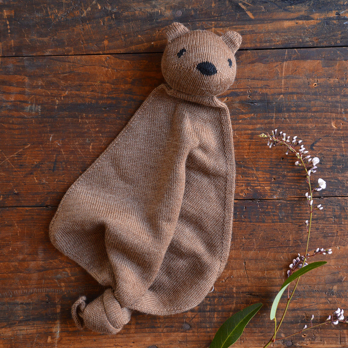 Teddy Tokki Baby Comforter - 100% Merino Wool