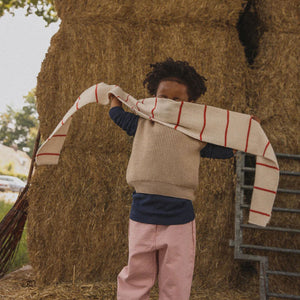 Igor Long Scarf - 100% Merino Wool - Stripes (Child-Adult)