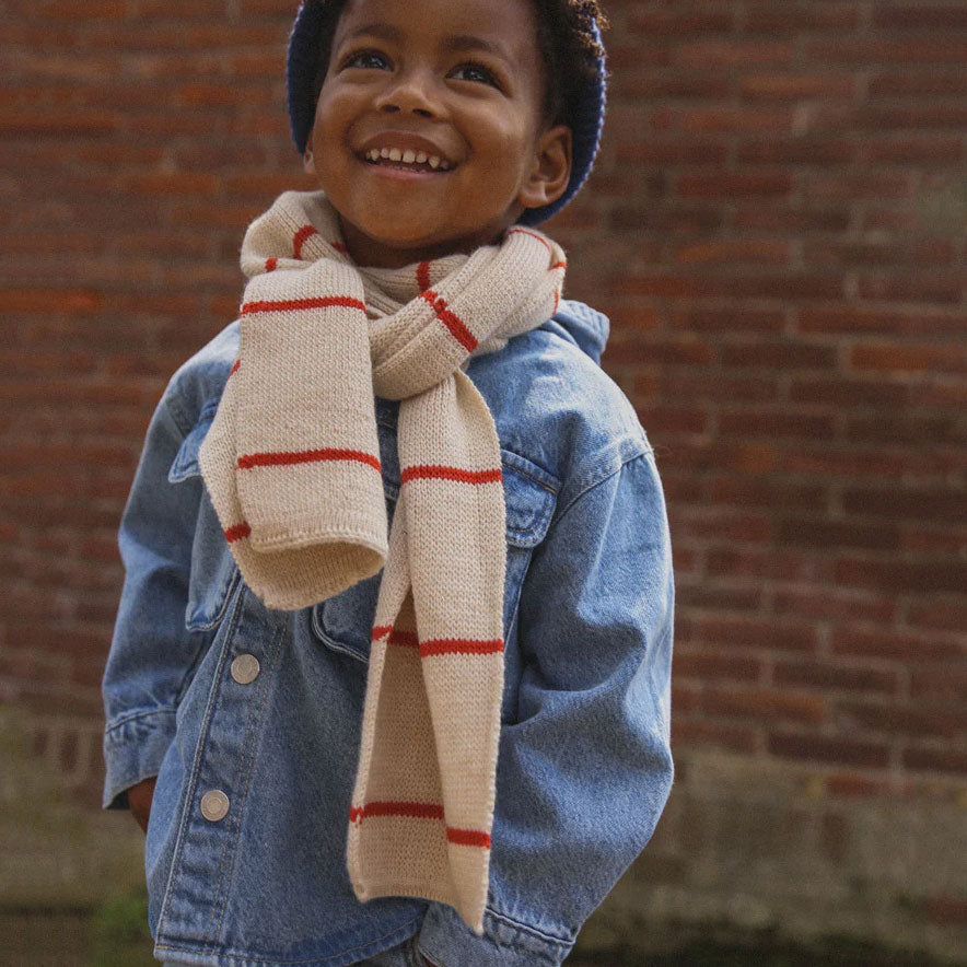 Igor Long Scarf - 100% Merino Wool - Stripes (Child-Adult)