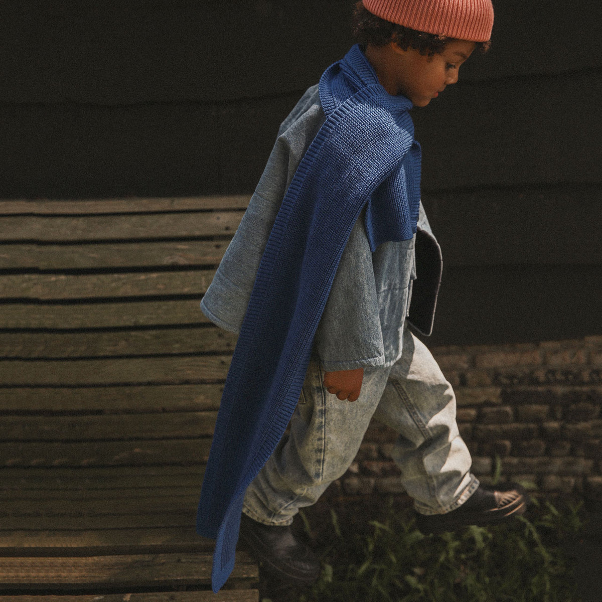 Gustave Long Scarf - 100% Merino Wool (Child-Adult)