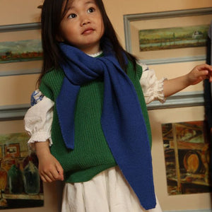 Josephina Triangle Scarf - 100% Merino Wool (Child-Adult)
