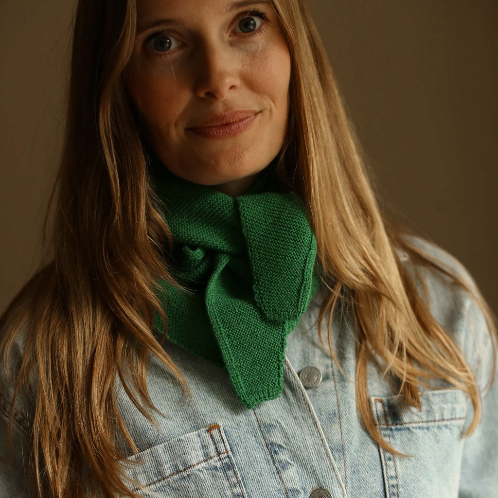 Josephina Triangle Scarf - 100% Merino Wool (Child-Adult)