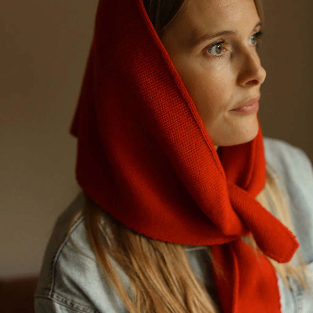 Josephina Triangle Scarf - 100% Merino Wool (Child-Adult)