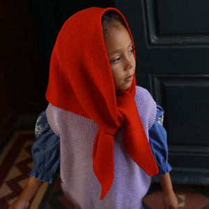 Josephina Triangle Scarf - 100% Merino Wool (Child-Adult)