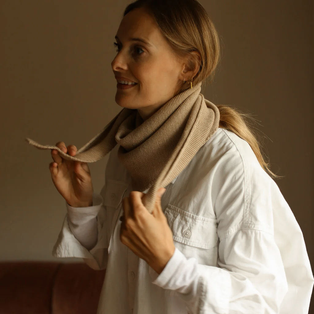 Josephina Triangle Scarf - 100% Merino Wool (Child-Adult)