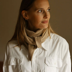 Josephina Triangle Scarf - 100% Merino Wool (Child-Adult)
