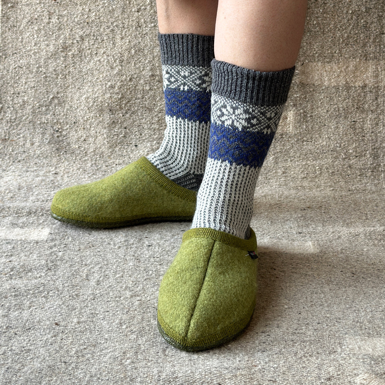 Boiled wool slippers deals