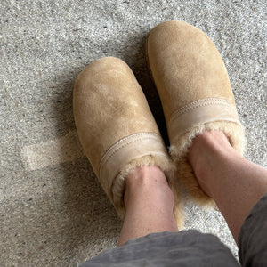 Sheepskin Clogs - Snowbird - Taupe (Adults 36-46)