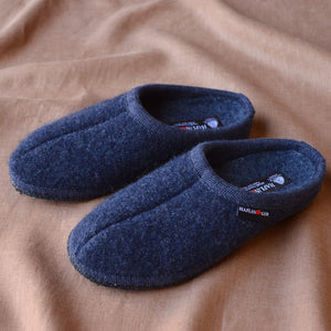 Boiled Wool Slippers - Alaska - Denim AW24 (Adults 36-48)
