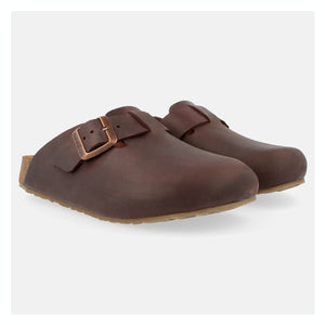 Leather Clogs - Porto - Dark Brown (Adults 36-44) *Coming Soon