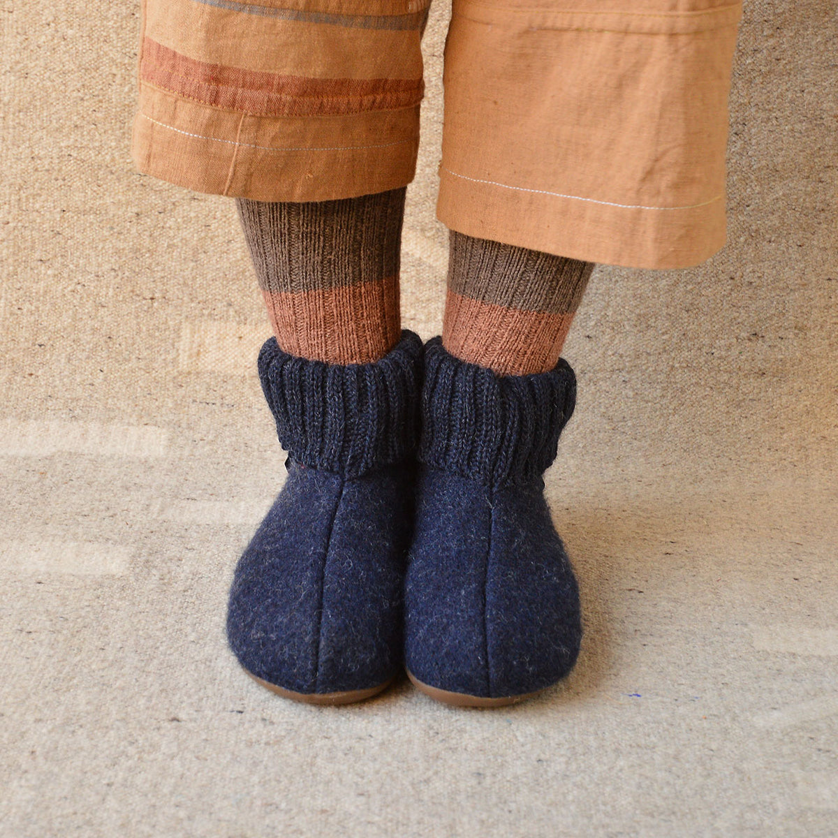 Boiled Wool Slipper Boots - Karlo - Capitan (Adults 36-46)