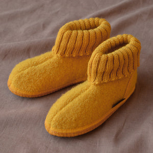 Boiled Wool Slipper Boots - Karl - Sonne (Kids 21-35)