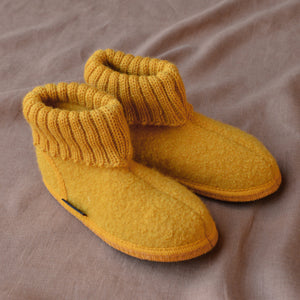 Boiled Wool Slipper Boots - Karl - Sonne (Kids 21-35)
