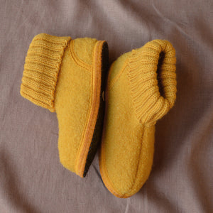 Boiled Wool Slipper Boots - Karl - Sonne (Kids 21-35)