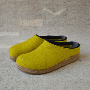 Wool Felt Clogs - Kris - Limone (Adults 36-46)