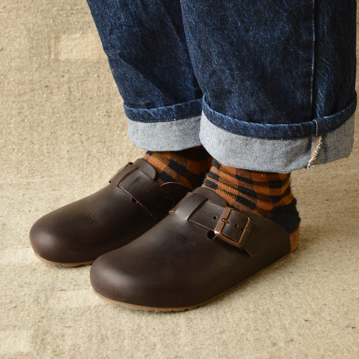 Leather Clogs - Porto - Dark Brown (Adults 36-44)