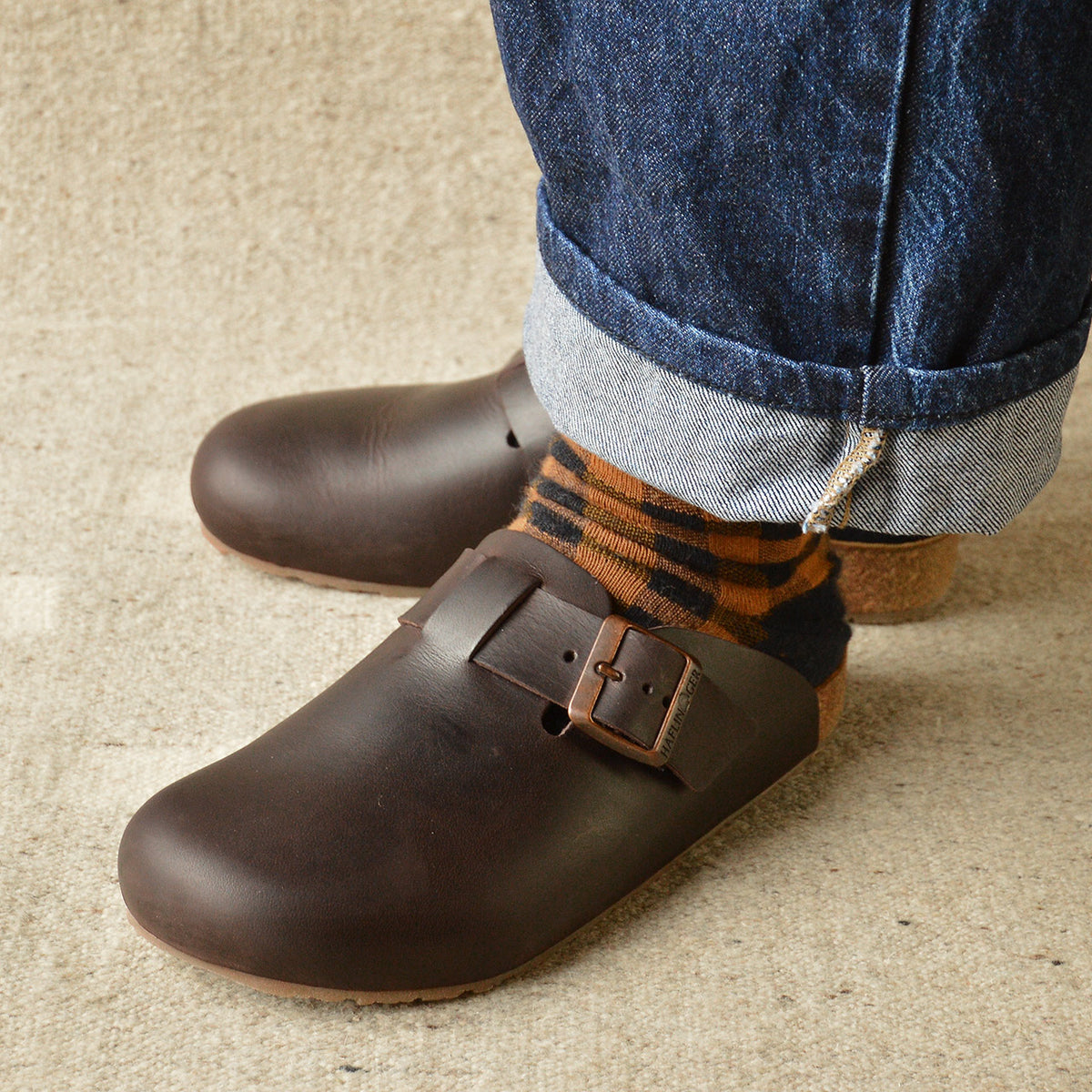 Leather Clogs - Porto - Dark Brown (Adults 36-44)