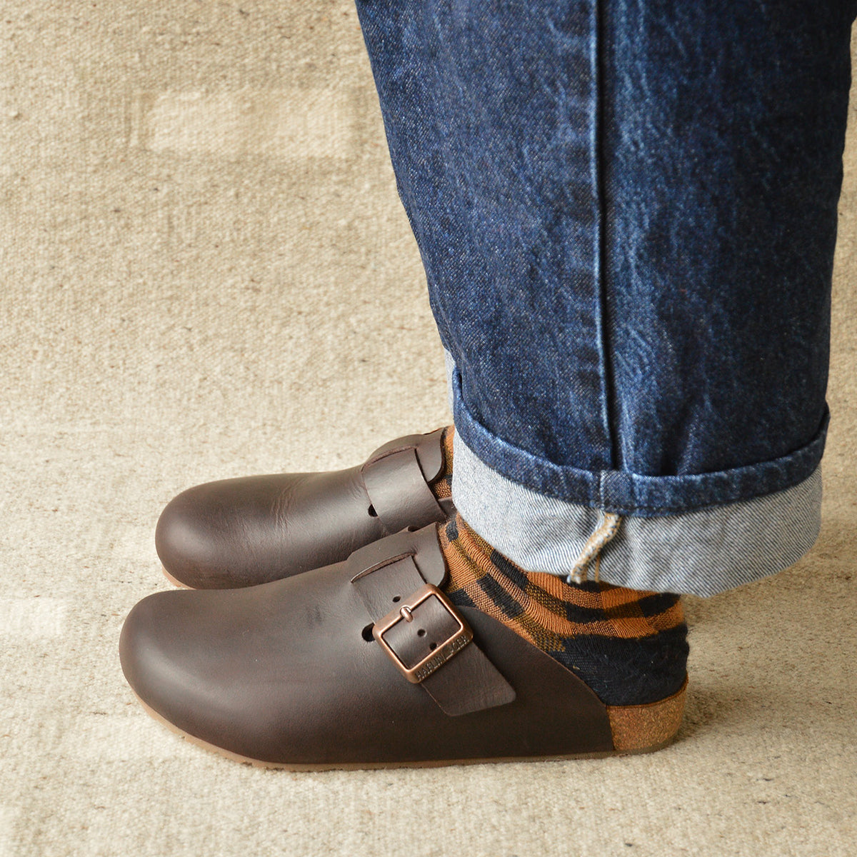 Leather Clogs - Porto - Dark Brown (Adults 36-44)