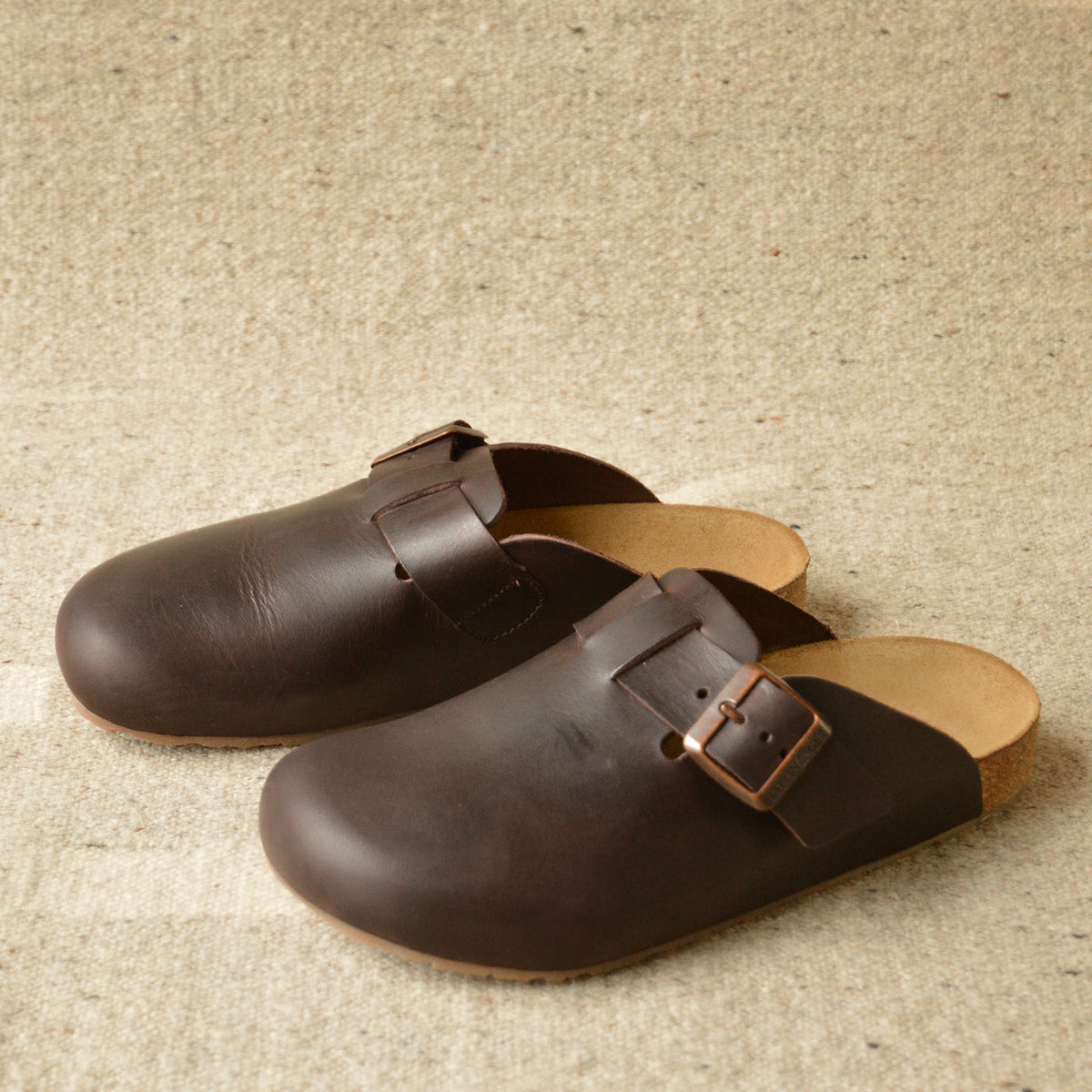 Leather Clogs - Porto - Dark Brown (Adults 36-44)