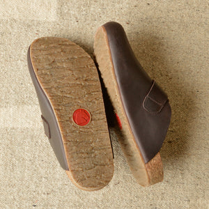 Leather Clogs - Porto - Dark Brown (Adults 36-44)