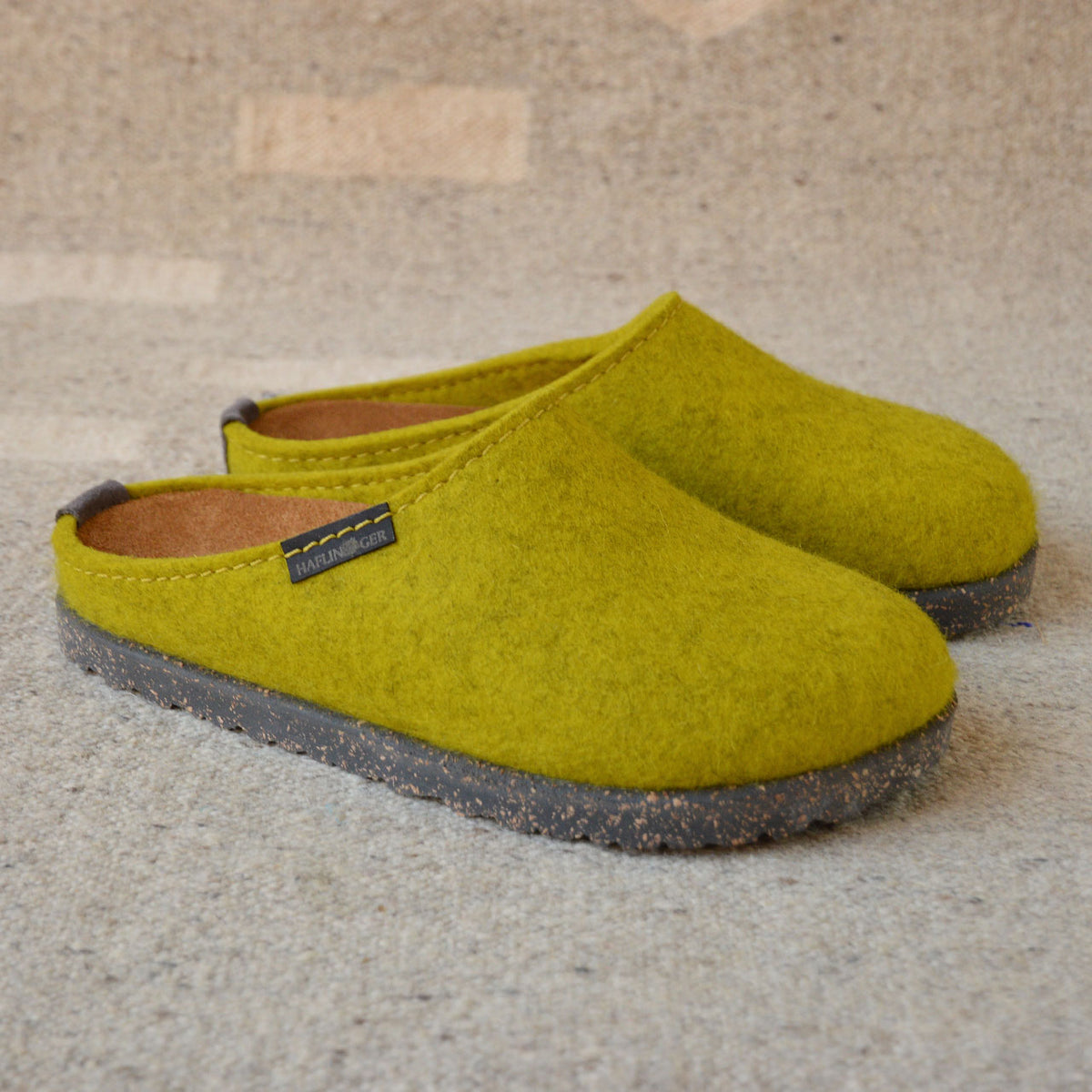 Wool Felt Clogs - Manhattan - Limone (Adults 36-43)