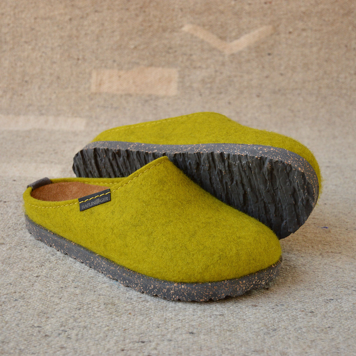 Wool Felt Clogs - Manhattan - Limone (Adults 36-43)